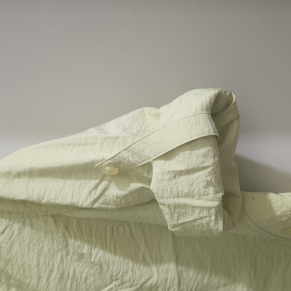 Vintage Multiples Lime Color Trench Coat / Jacket… - image 5